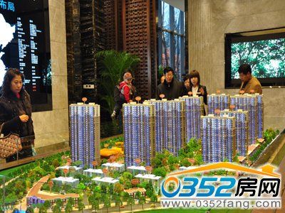 富力城沙盤全貌