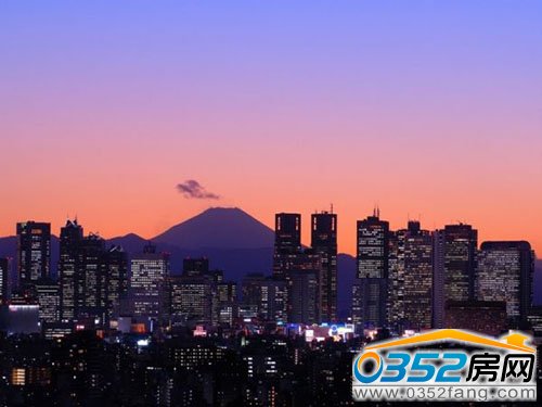 東京新宿夜景