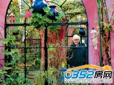 浪漫的花園綠色的植被