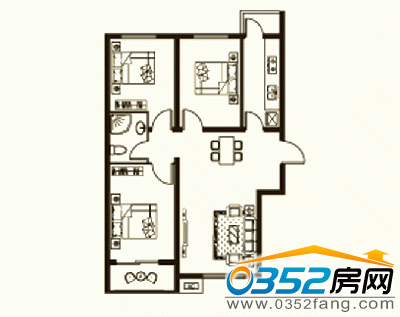 F4三室二廳一衛約93.50㎡