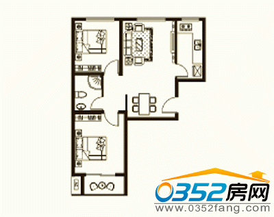 B1二室二廳一衛約74.80㎡