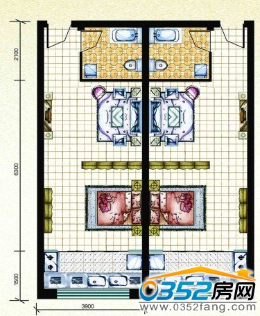 F戶型一居室精品戶型