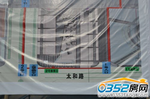 1號、2號入口位置