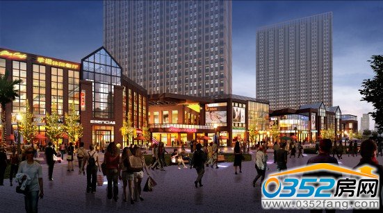 倫敦街風(fēng)情街區(qū)效果圖