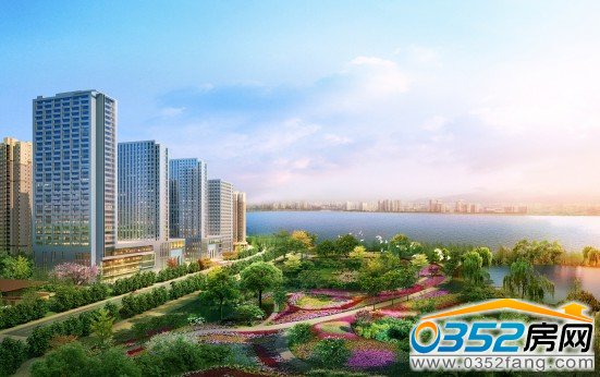 富力城大同唯一湖景房效果圖