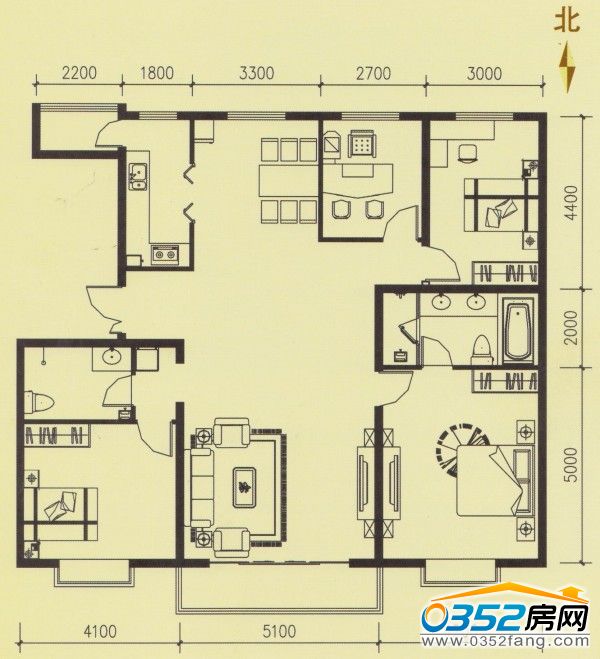 碧水云天· 御河灣J2戶型圖