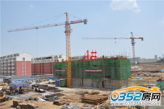 5月21日奕城名都4#已建至第五層