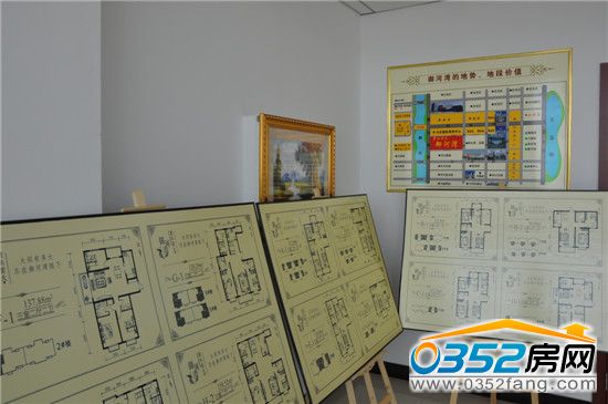 碧水云天御河灣戶型圖KT板展示