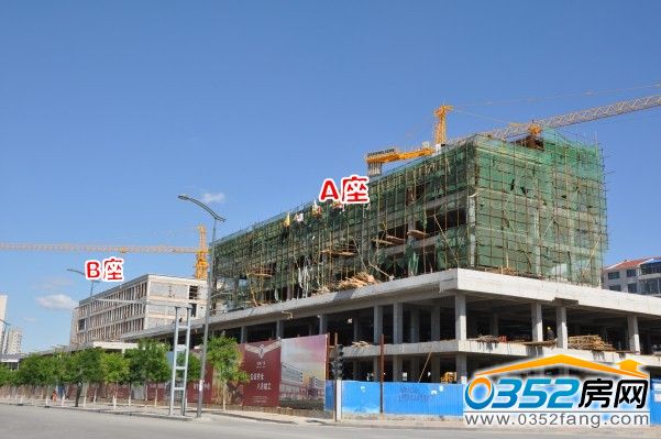 鴻晟廣場6月10日工地實景圖
