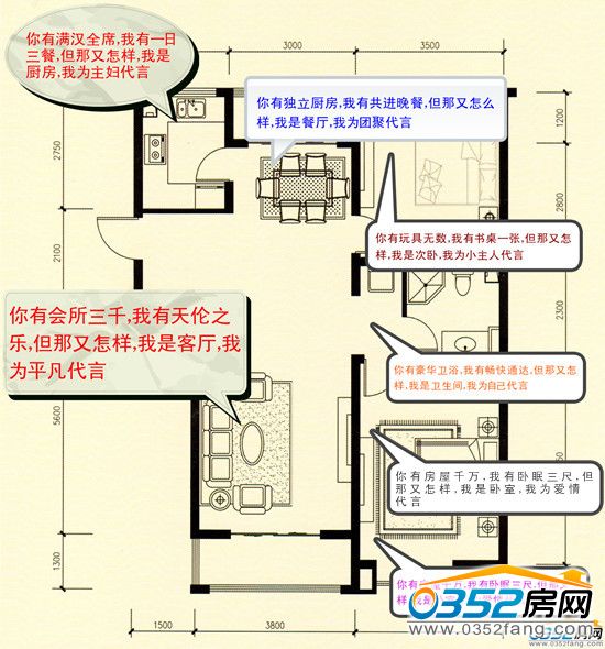 瑞興花園E3戶型