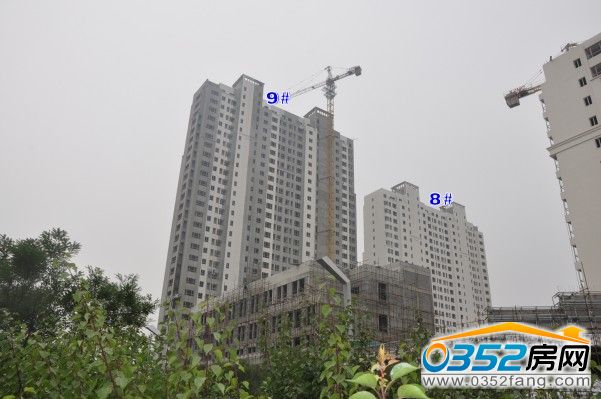 東方名城8、9號樓工程進(jìn)度(2014.7.29)