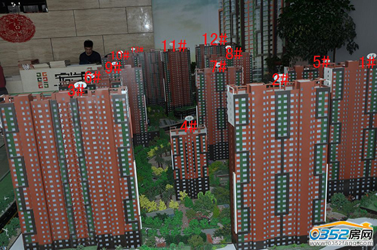 宏洋美第項目沙盤實景圖
