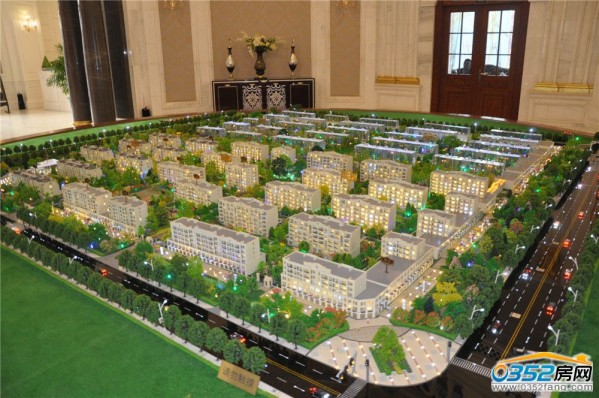 復(fù)地御瀾灣整體沙盤(pán)圖