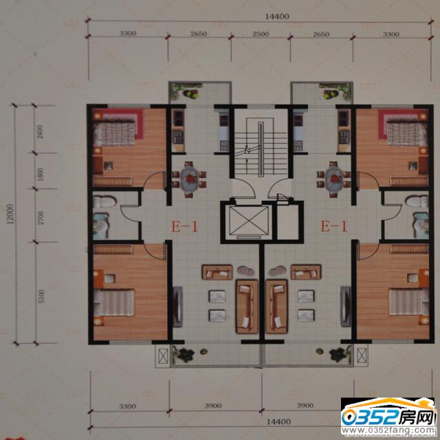 華陽星月城E戶型