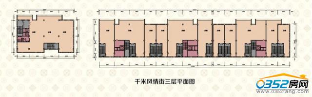 桐城金域千米風情街三層平面圖