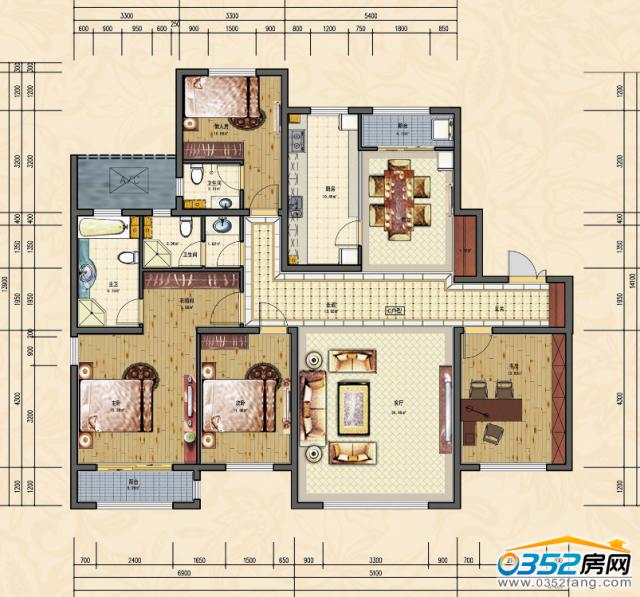 永昌雍錦臺(tái)C戶型