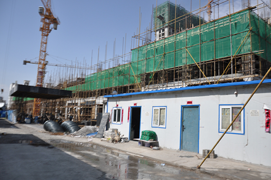 康圓魏都農(nóng)貿(mào)市場5.16工程進(jìn)度 項目現(xiàn)建至二層