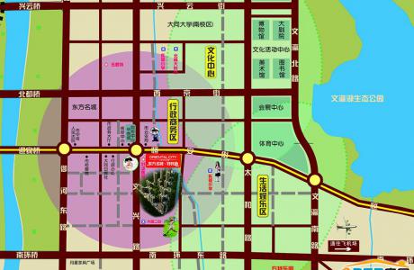 好旺角御東壹號商務(wù)辦公樓區(qū)位圖