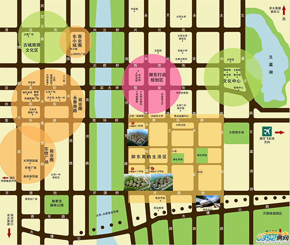 千禧御東畫(huà)卷區(qū)位圖