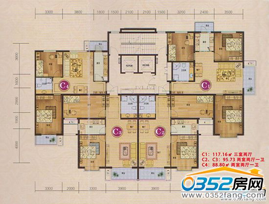 東信國際戶型圖