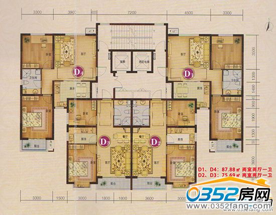 東信國際戶型圖