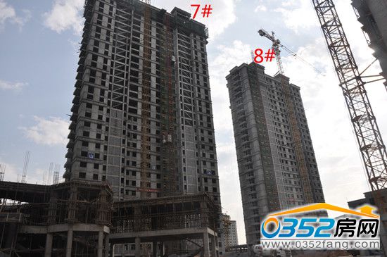 梧桐苑工程進度實景圖7#、8#