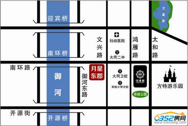 月星東郡區位圖