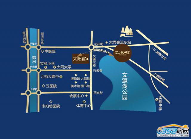 富力悅湖灣區位圖