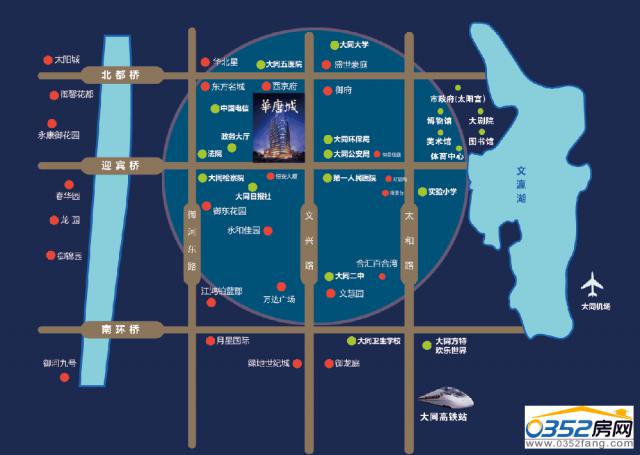 華唐城項目區(qū)位圖