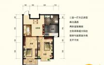 楓林逸景龍湖園 2室1廳1衛(wèi) 76.17㎡ 包公證