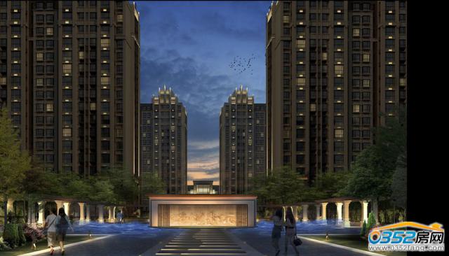 凱德世家·領閱入戶大門夜視圖