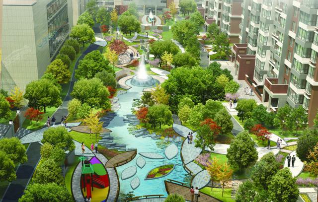 小區(qū)內(nèi)部景觀