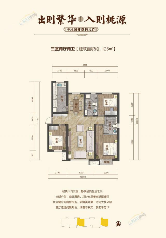 125平米