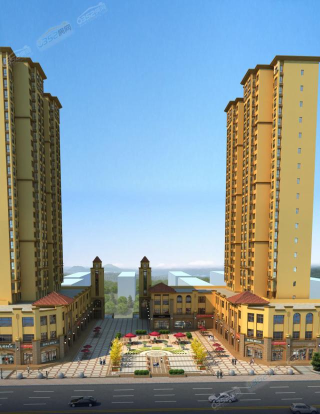 御水康城商業廣場鳥瞰圖