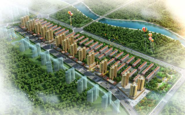 御水康城沙盤效果圖