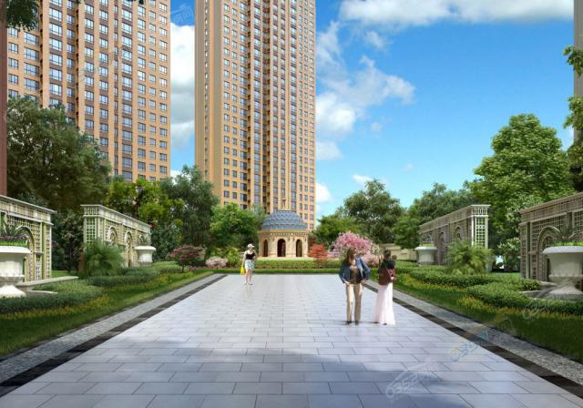 城市維也納園林效果圖