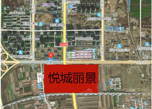 悅城麗景衛星圖