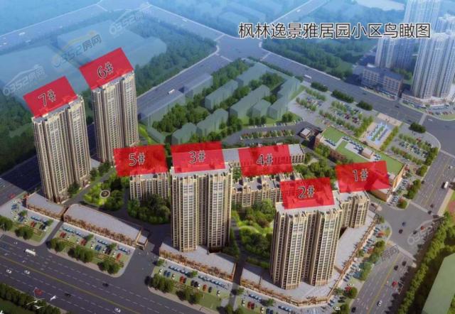 楓林逸景雅居園鳥瞰圖