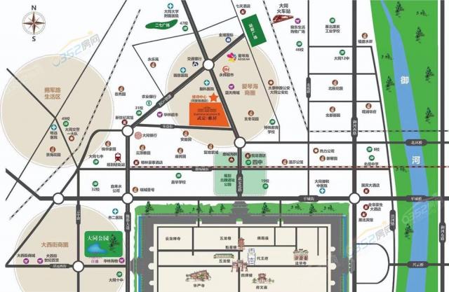 武定雅居區(qū)位圖