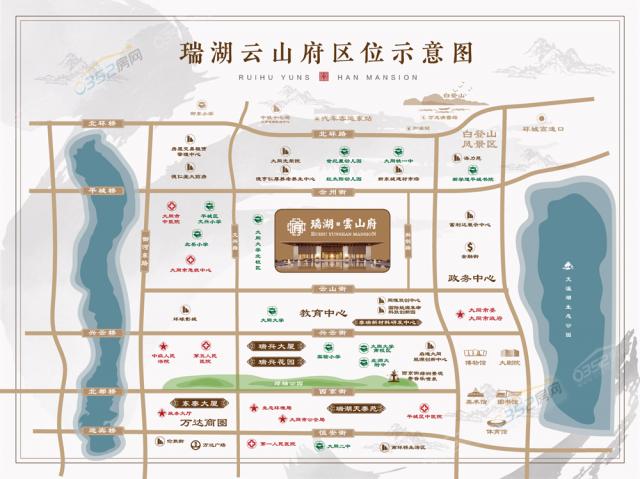 瑞湖云山府區(qū)位圖