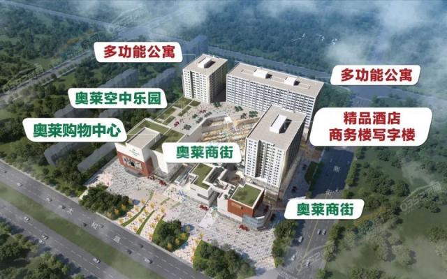 奧萊分區(qū)鳥瞰圖