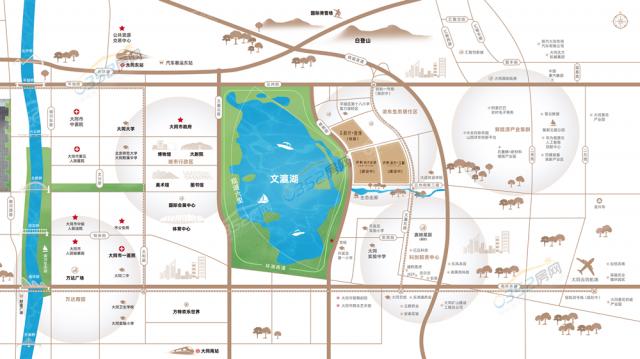 保利和光嶼湖區(qū)位圖