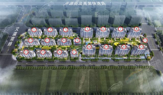 標(biāo)樓號(hào)效果圖