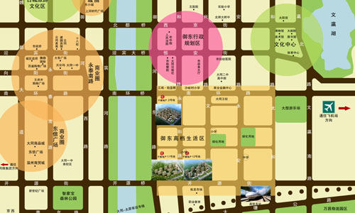 千禧·御東畫卷區位圖